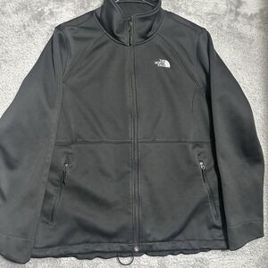The North Face Jacket Womens XL Black Apex Bionic Softshell Full Zip Coat